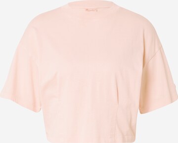 Champion Reverse Weave T-shirt i rosa: framsida