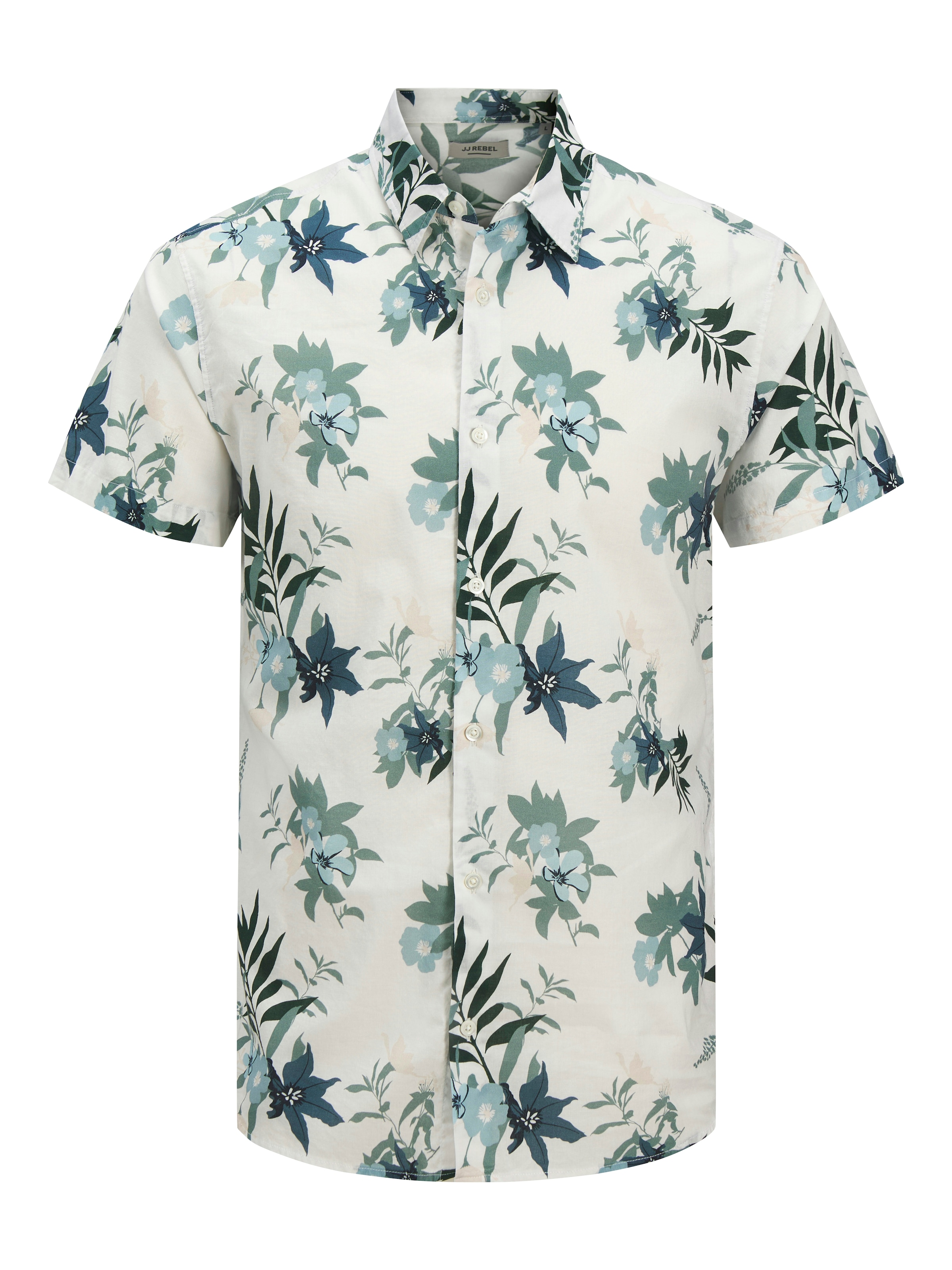 JJ Rebel Regular fit Button Up Shirt 'JREBBASTIAN' in White: front