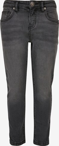 Urban Classics Regular Jeans in Black: front