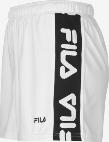 FILA Loose fit Workout Pants 'Fiona' in White