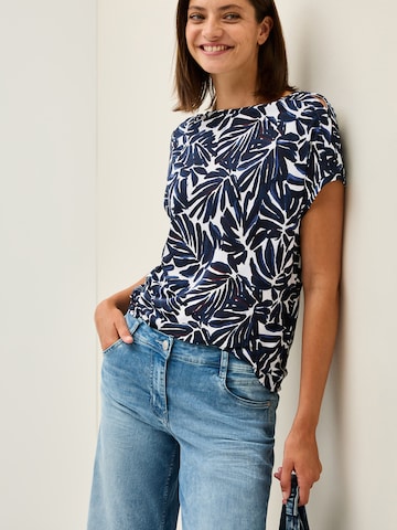 T-shirt CECIL en bleu : devant