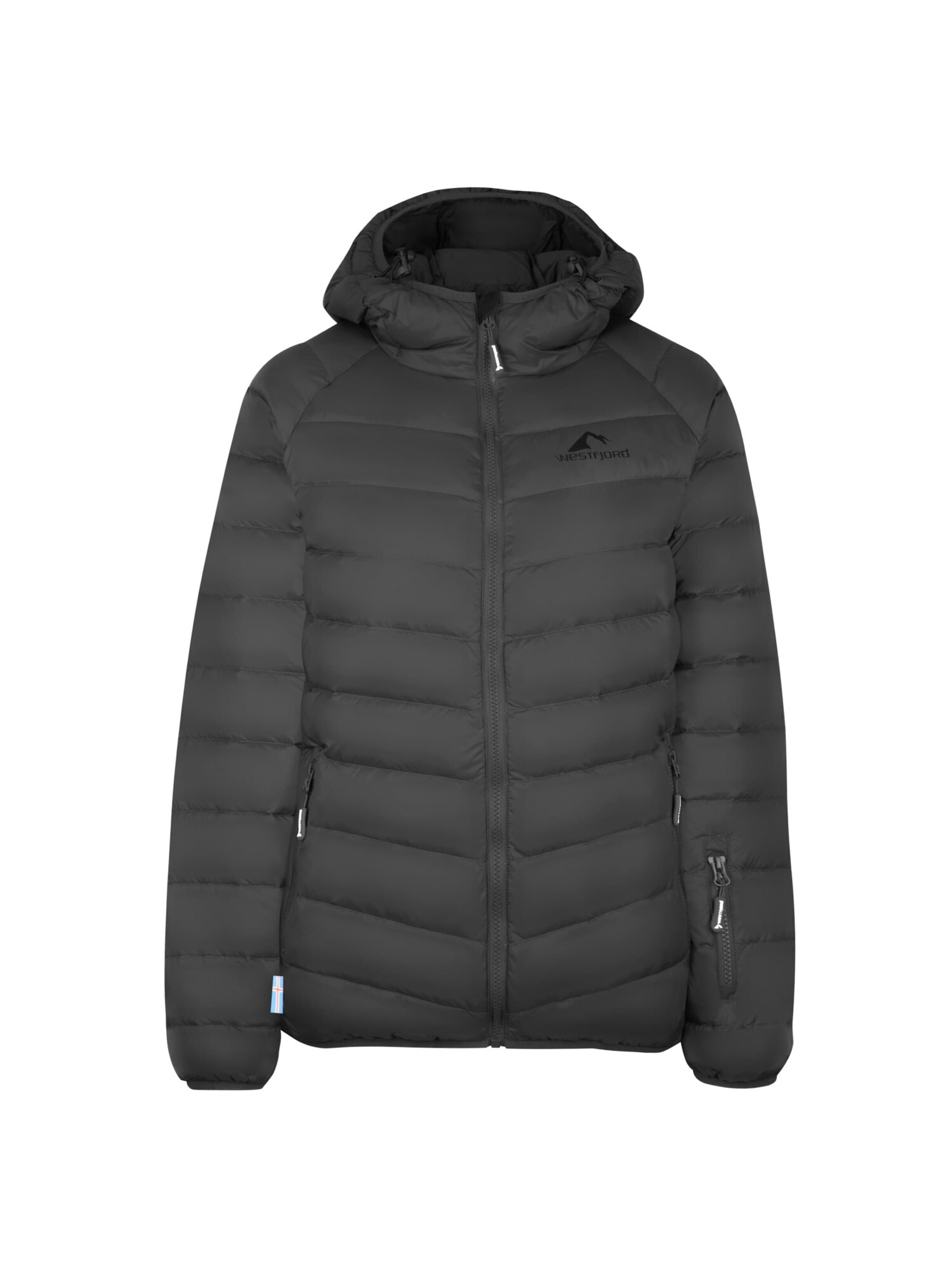 WESTFJORD Winterjacke‌ in Schwarz: Vorderseite