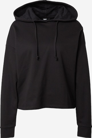 ONLY Sweatshirt in Black: front