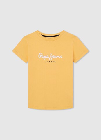 Pepe Jeans Μπλουζάκι 'New Art' σε κίτρινο: μπροστά