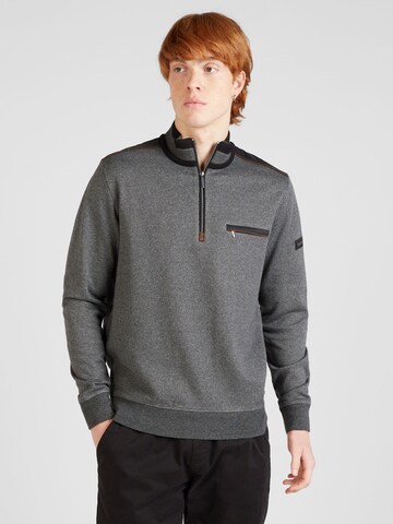 bugatti Sweatshirt in Grey: front