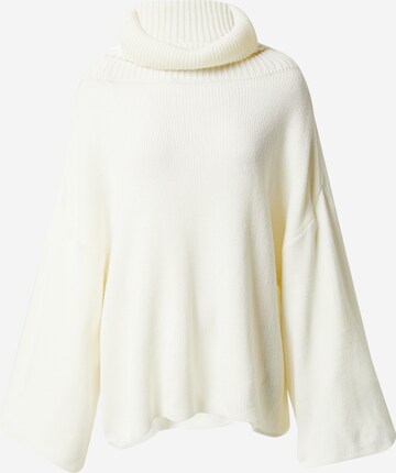 Pull-over Misspap en beige : devant