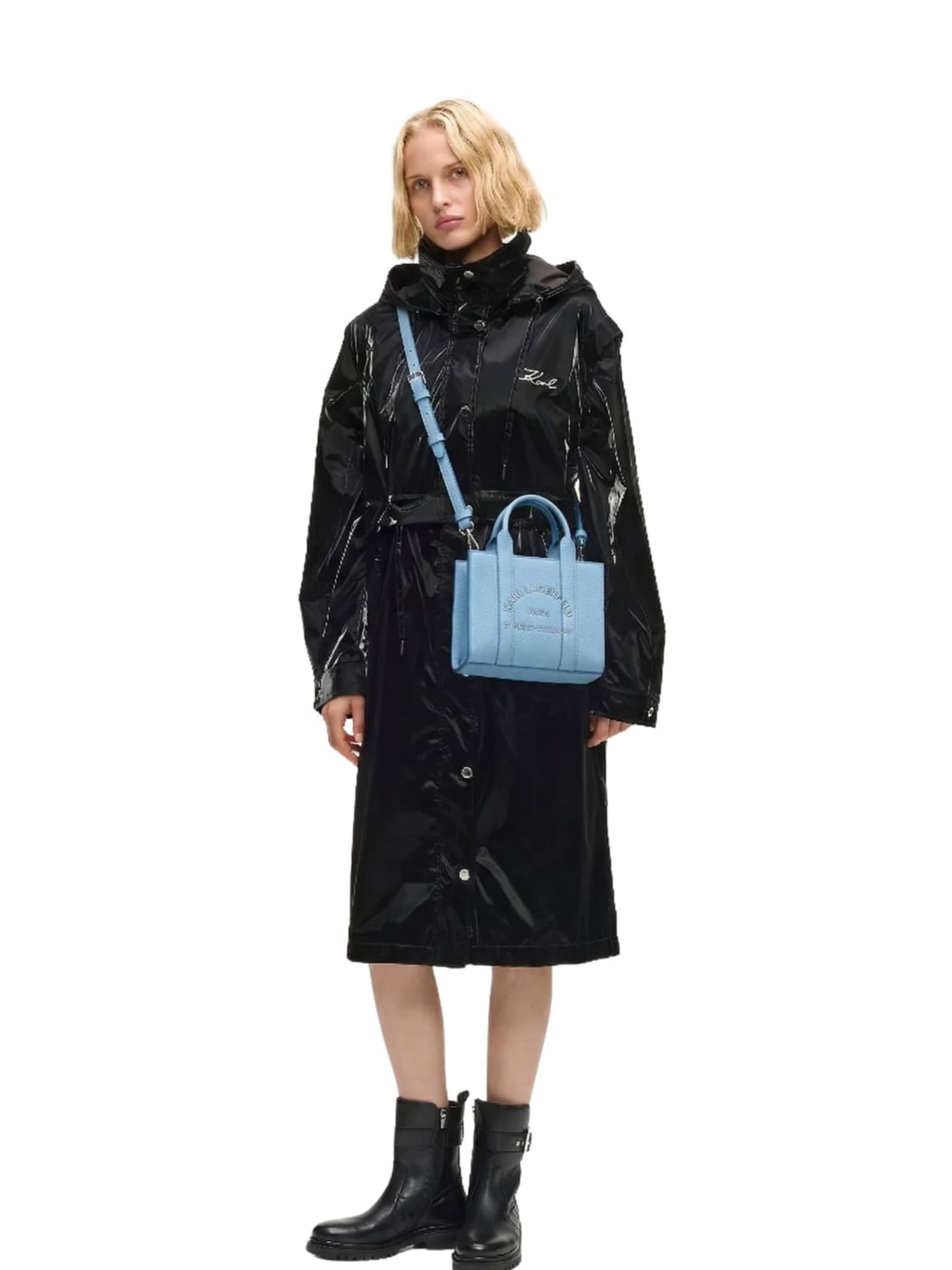 Cabas 'Karl Lagerfeld Cabas Villa La Vigie Bleu' Karl Lagerfeld en bleu : devant