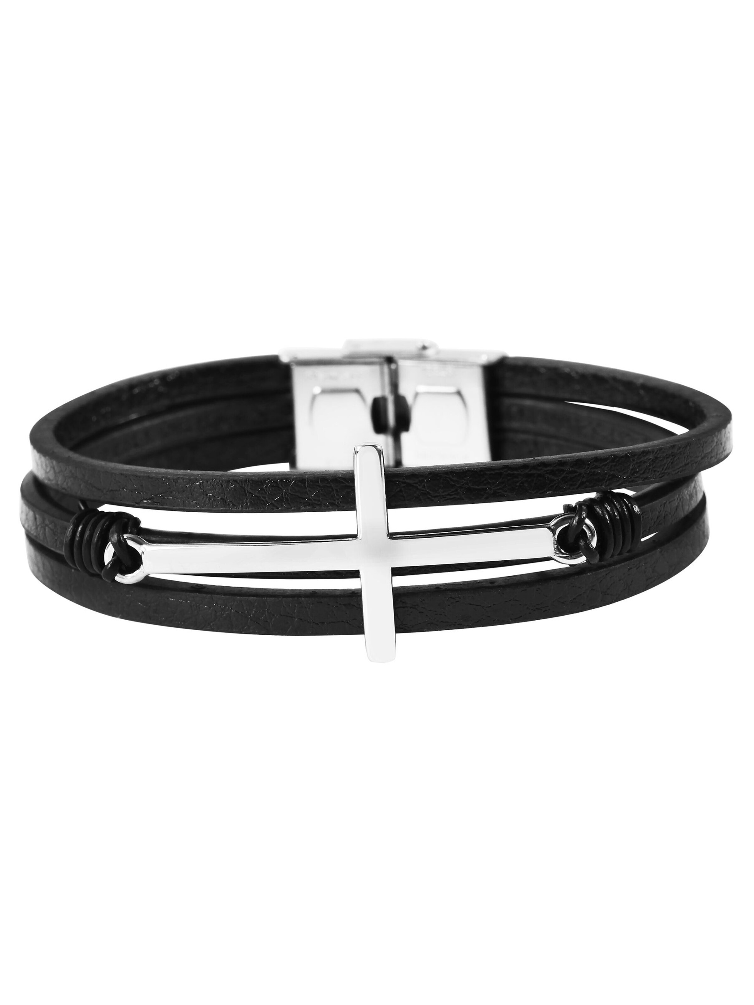 Akzent Bracelet 'Karli' in Black: front