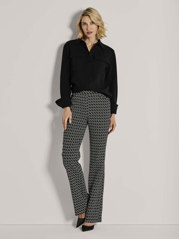MADELEINE Flared Broek in Zwart