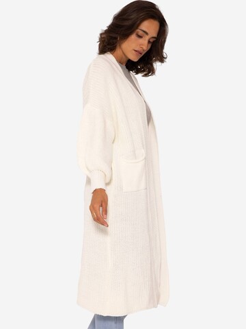 SASSYCLASSY - Casaco de malha oversized em bege