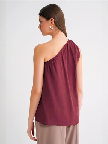 Camicia da donna di MixRay in rosso