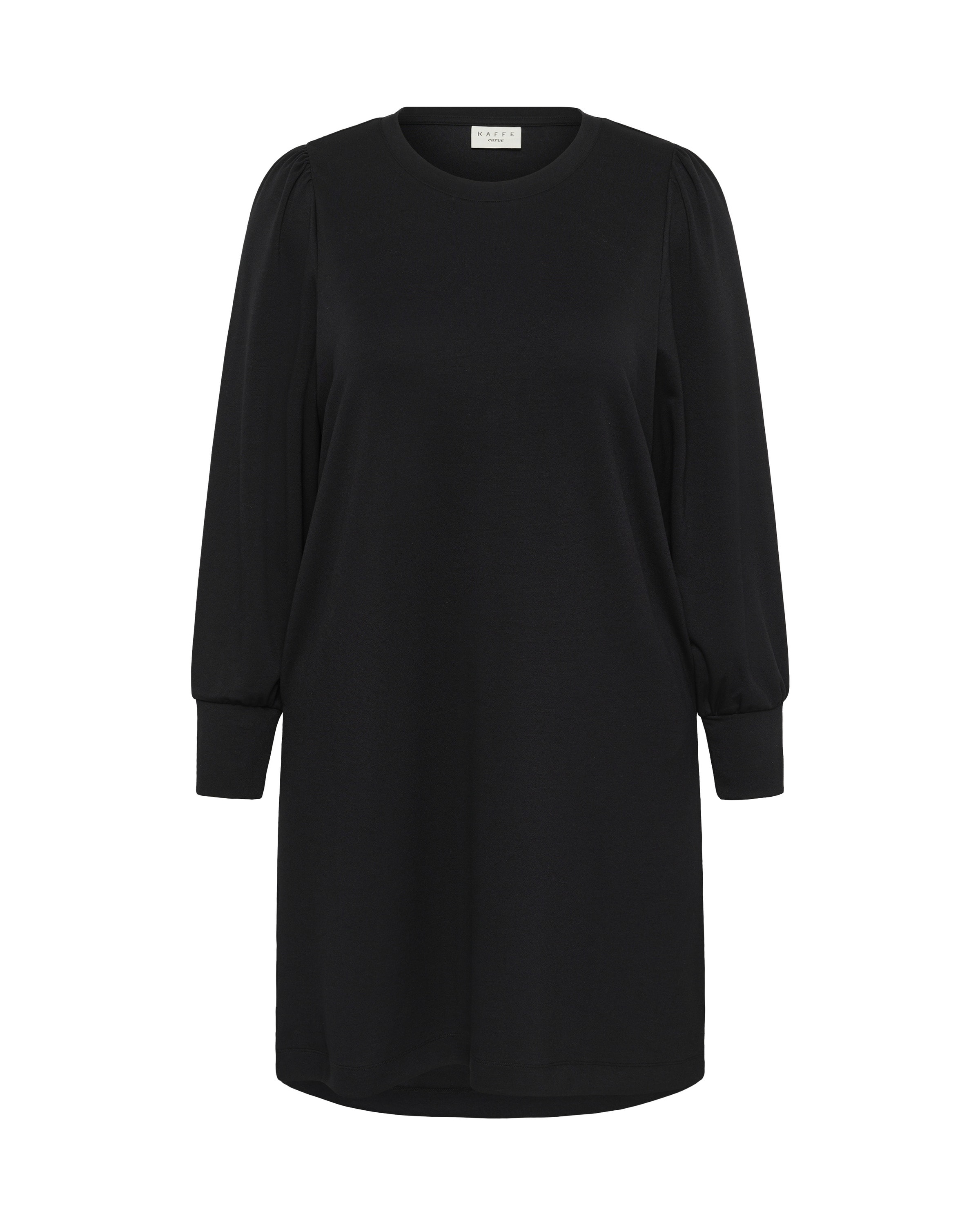 Robe KAFFE CURVE en noir : devant