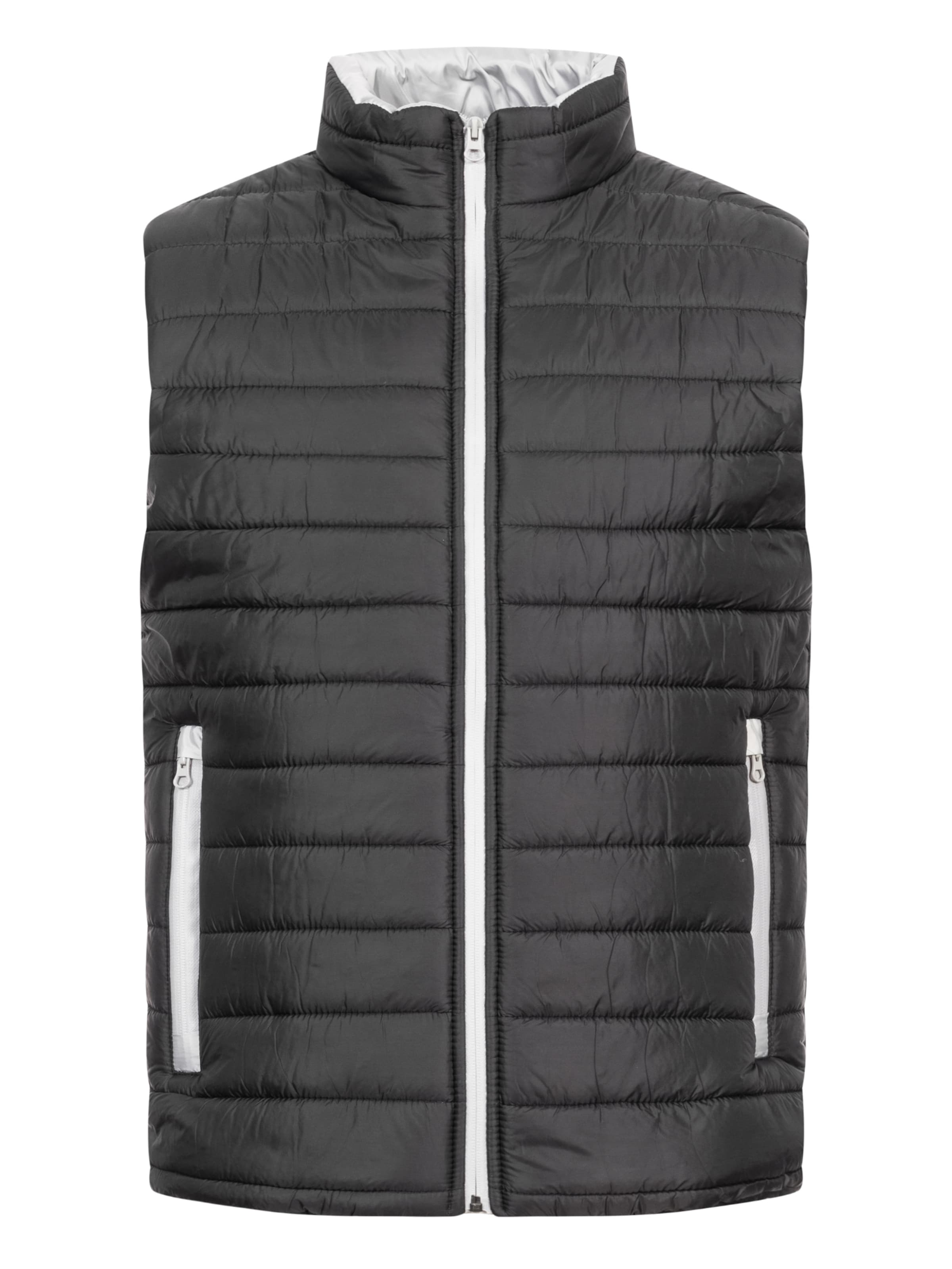 Rock Creek Weste in Schwarz: Vorderseite