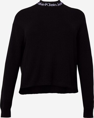 Calvin Klein Jeans Curve - Jersey en negro: frente