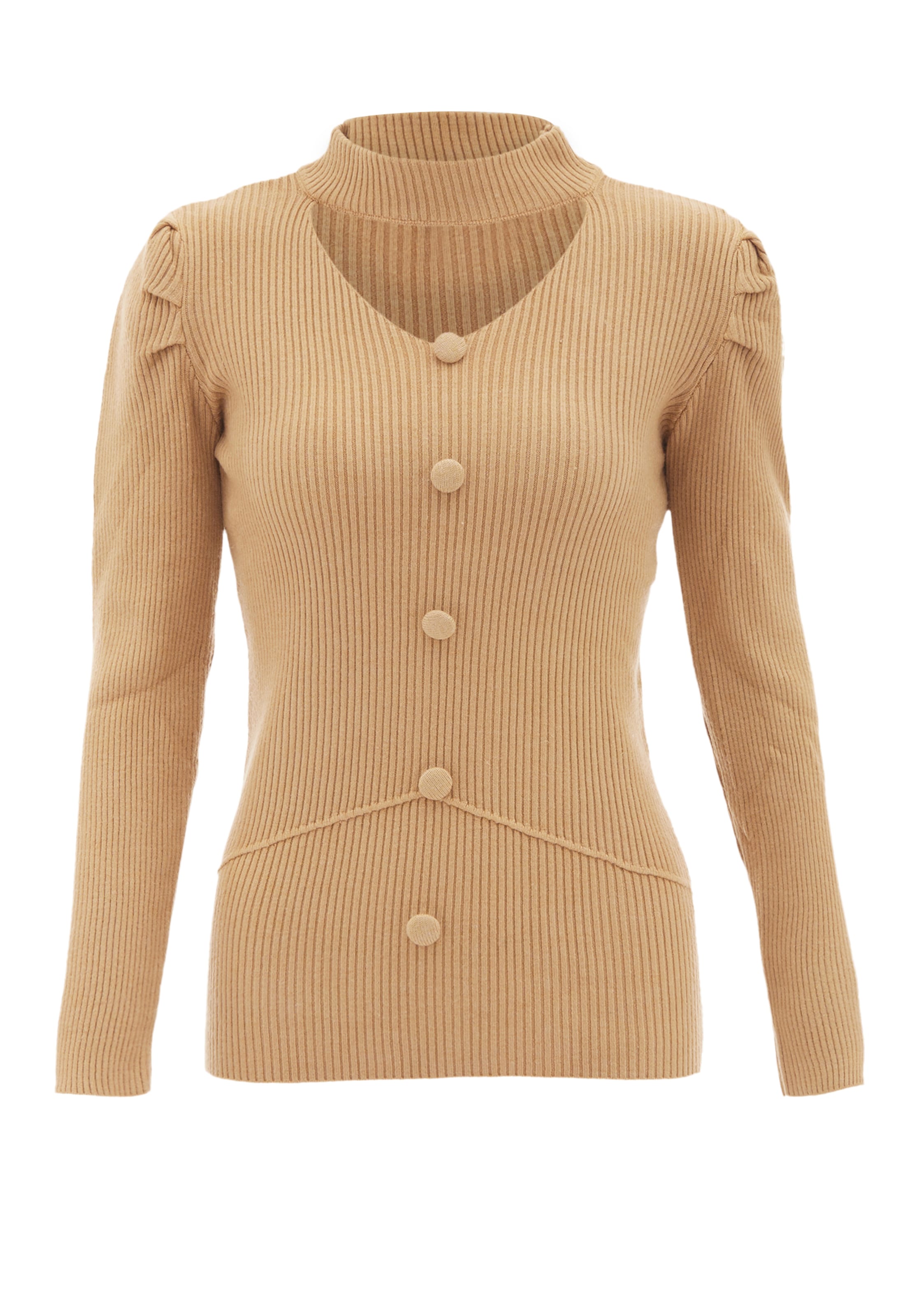 caneva - Pullover em amarelo: frente