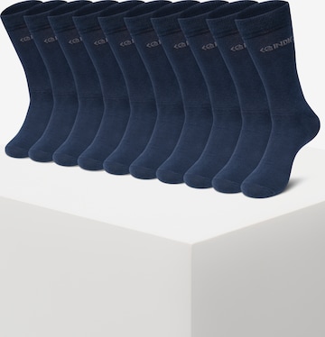 INDICODE JEANS Sokken 'Filtman' in Blauw: voorkant
