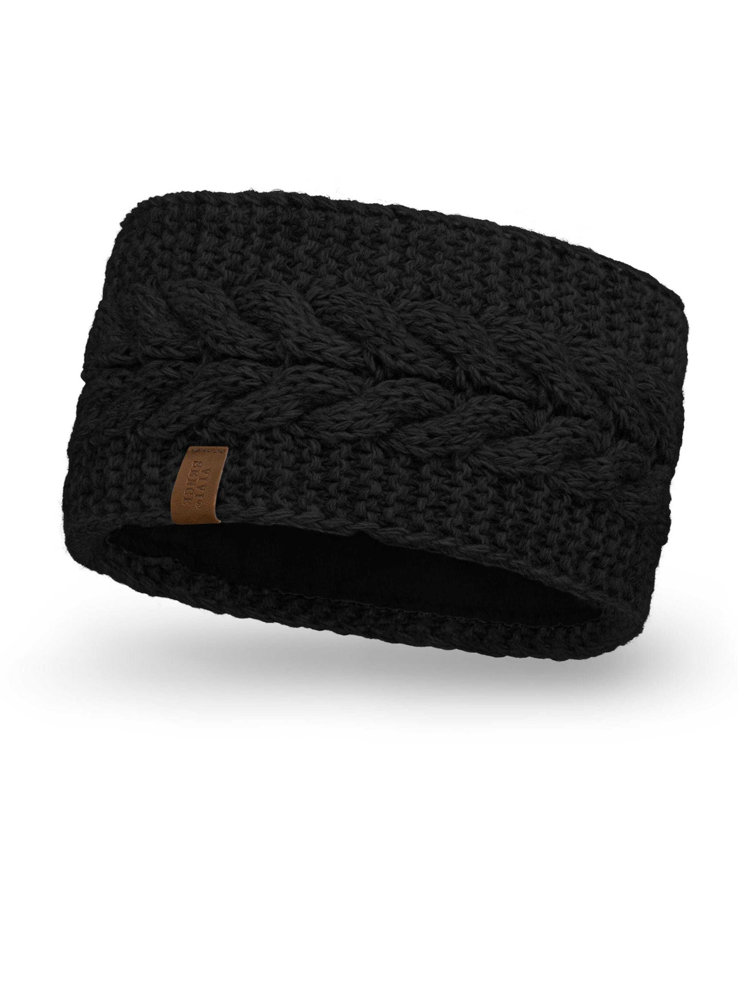 Vivisence Headband '7094' in Black: front