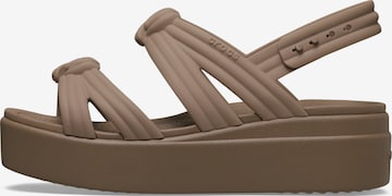 Crocs Sandaalit värissä ruskea: etupuoli