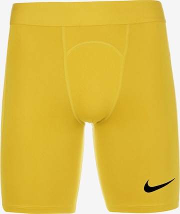 NIKE Skinny Sportondergoed in Geel: voorkant