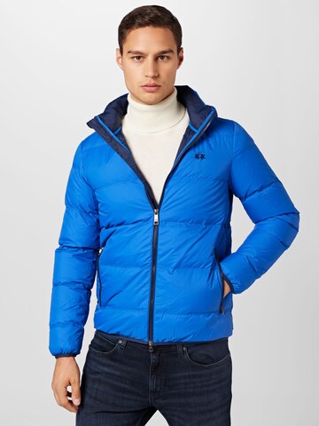 La Martina Winter Jacket in Blue: front