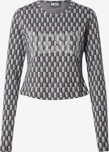 DIESEL Shirt 'INACROP' in Light grey / Dark grey / Black / Transparent, Item view