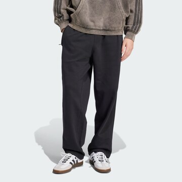 Loosefit Pantaloni 'Premium Essentials' di ADIDAS ORIGINALS in nero: frontale