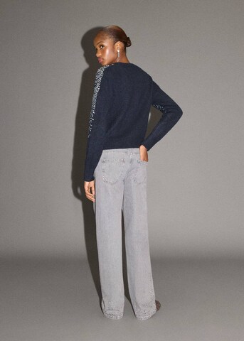 MANGO TEEN Sweater 'Rain' in Blue