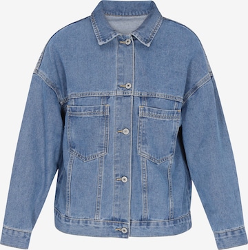 Veste mi-saison MYMO en bleu : devant