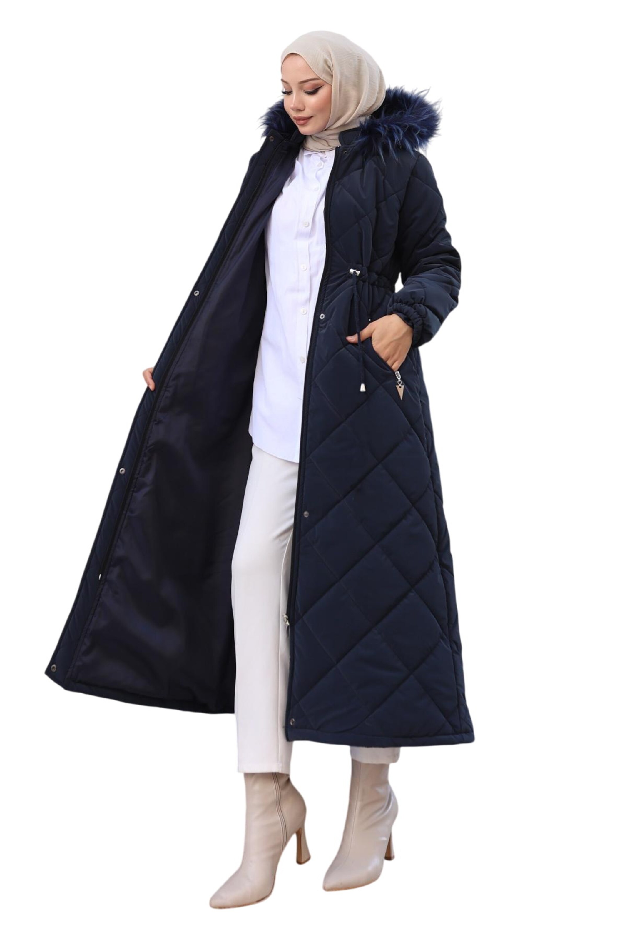 Veste d’hiver MODAMIHRAM en bleu