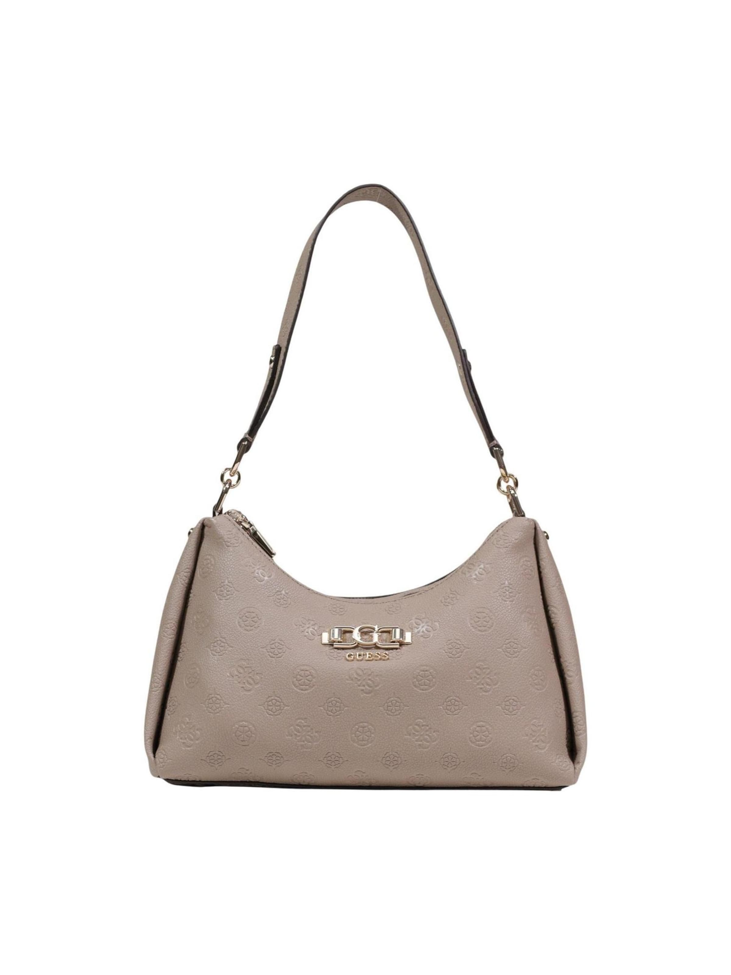 Borsa a spalla 'ANISE DOUBLE ZIP SHOULDER BAG HWPD99 16180' di GUESS in grigio: frontale
