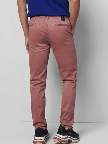 MEYER Regular Chino Pants in Red