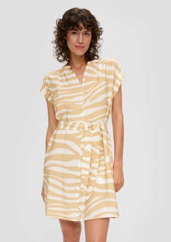 s.Oliver Dress in Beige: front