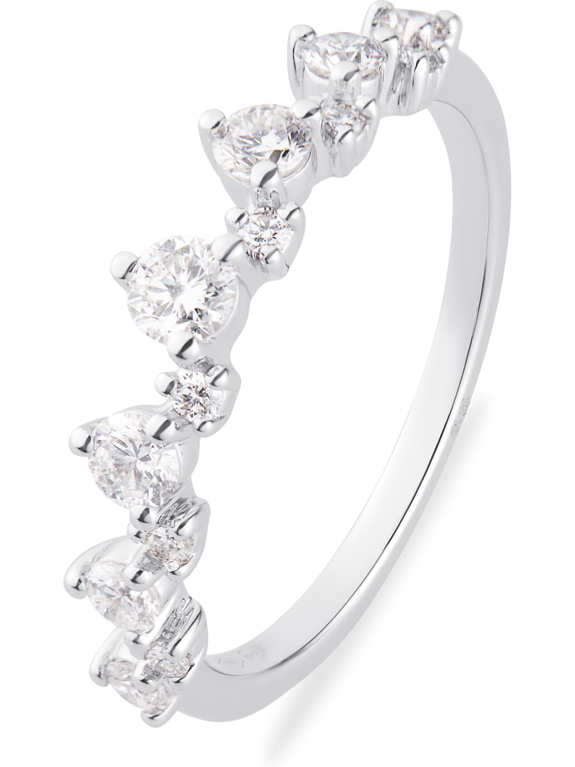 CHRIST Ring in Silber: Vorderseite