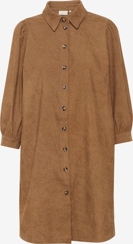Robe-chemise 'Eve' Kaffe en marron : devant