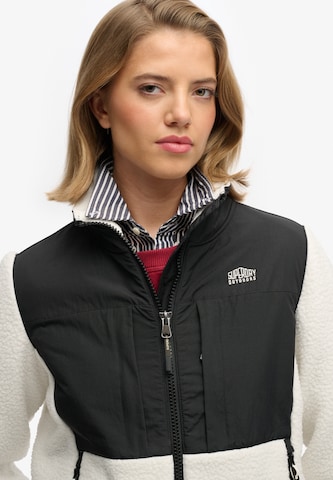 Superdry & Co Fleece jacket in Black