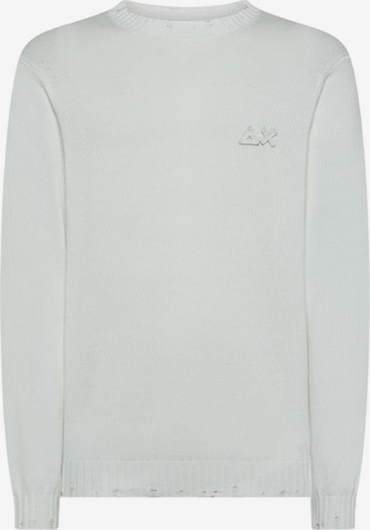 Sweat-shirt SUN68 en blanc : devant