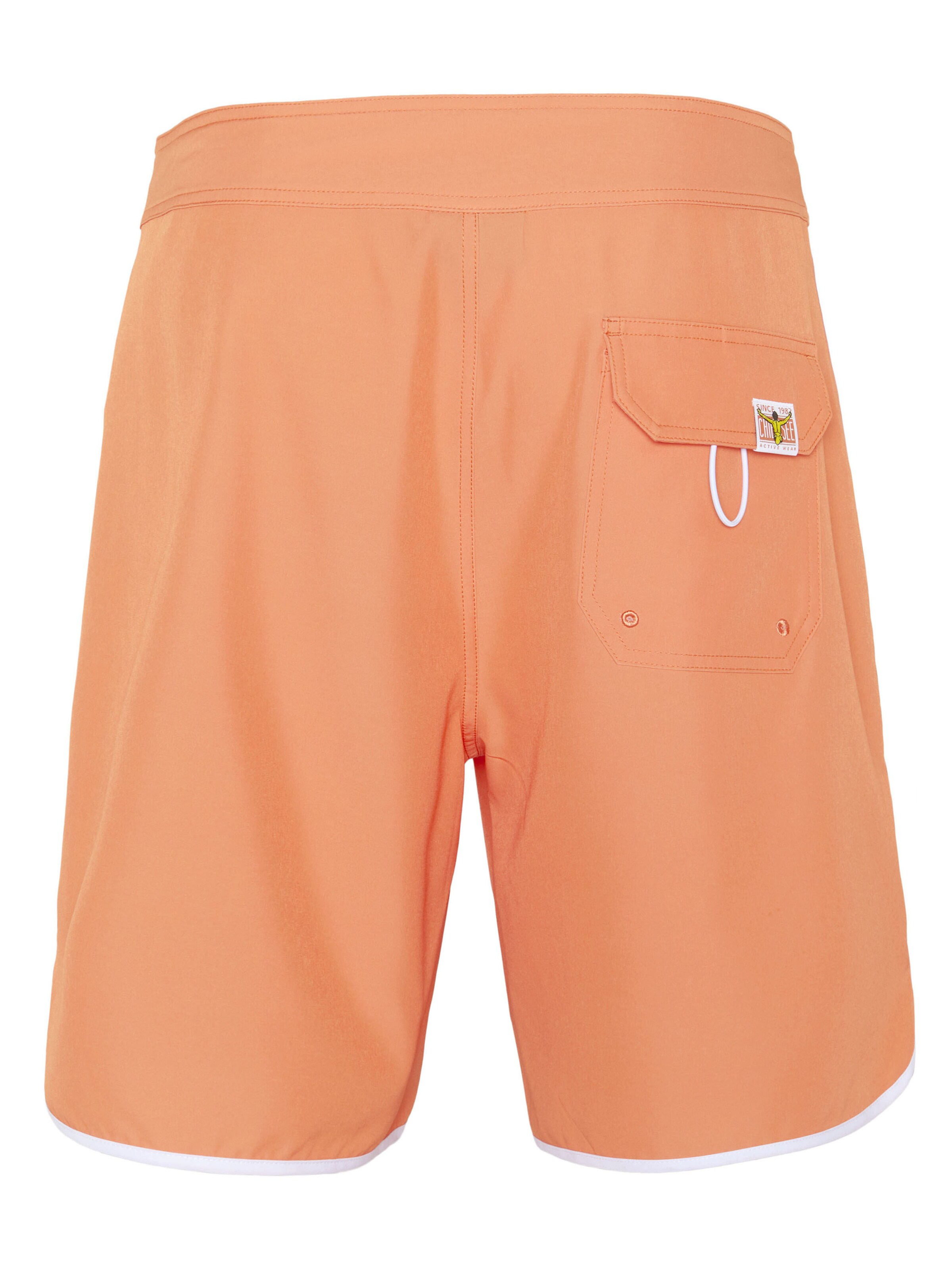 CHIEMSEE Athletic Swim Trunks in Orange