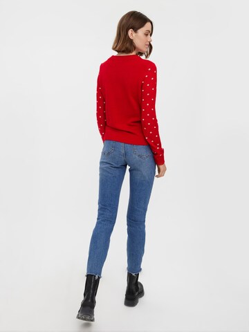 VERO MODA - Jersey 'Iceland' en rojo