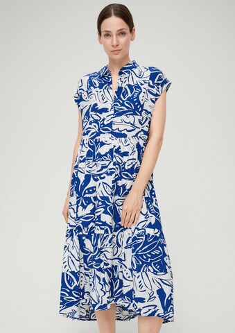 s.Oliver Shirt Dress in Blue: front