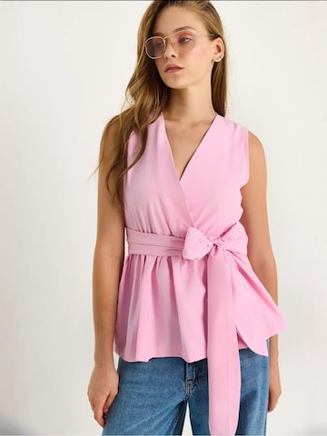 Bianco Lucci - Blusa em rosa