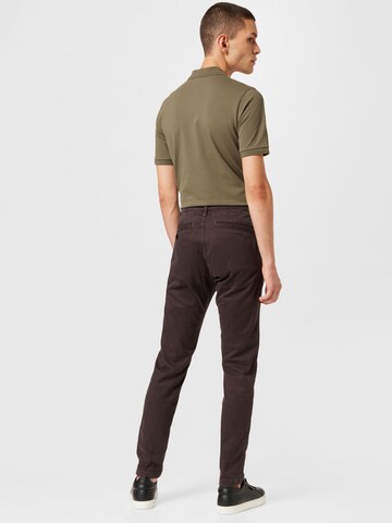 G-Star RAW - Slimfit Calças chino 'Bronson' em castanho