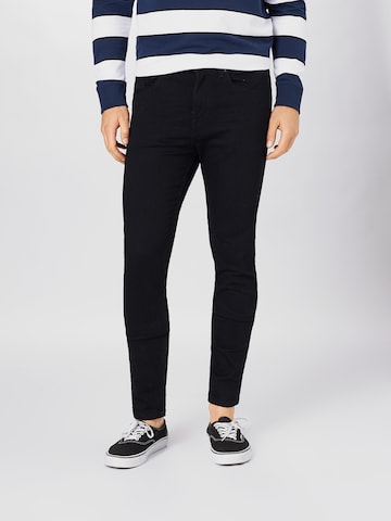 Tommy Jeans - Skinny Vaquero 'Austin' en negro: frente