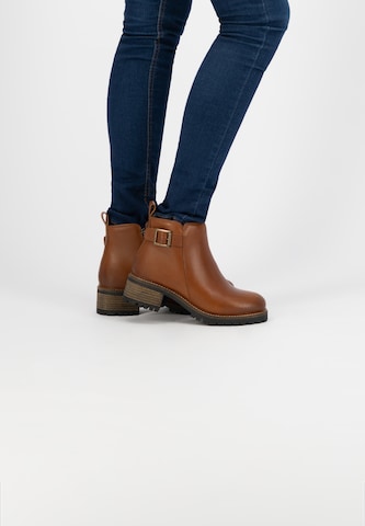 Mysa Ankle boots 'Myrtia' in Brown: front