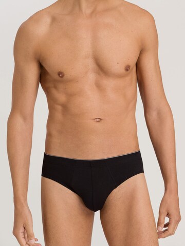 Hanro Slip ' Cotton Superior ' in Black: front