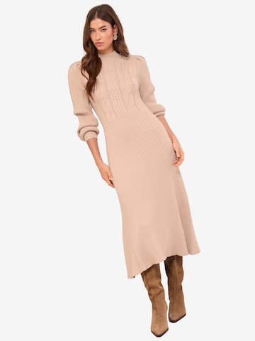 Lipsy Kleid in Beige: Vorderseite