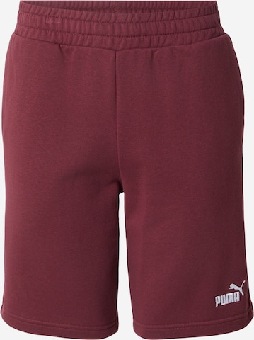 PUMA Sportshorts 'ESS No. 1' in Rot: Vorderseite