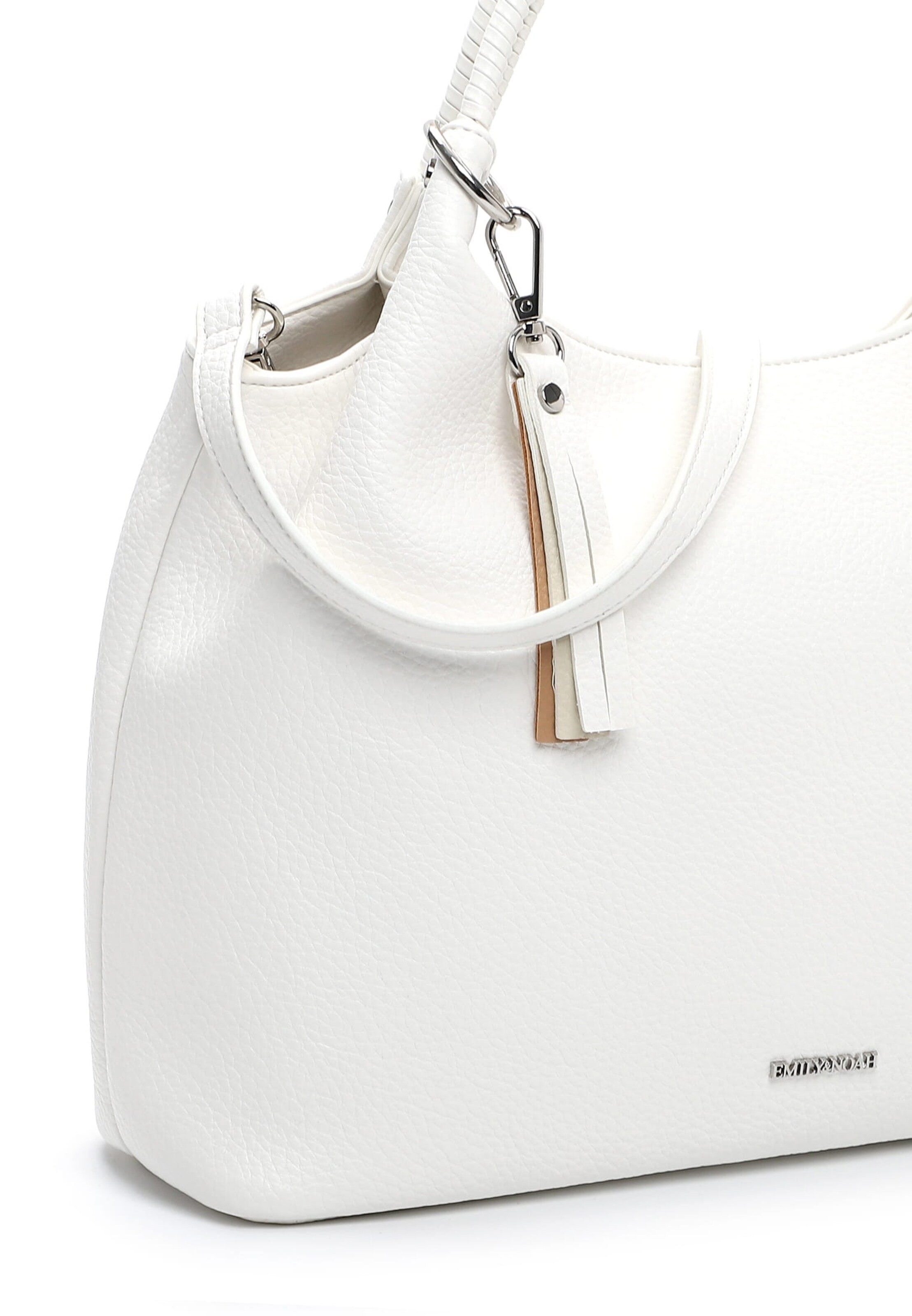 Borsa a mano 'Jeanine' di Emily & Noah in bianco