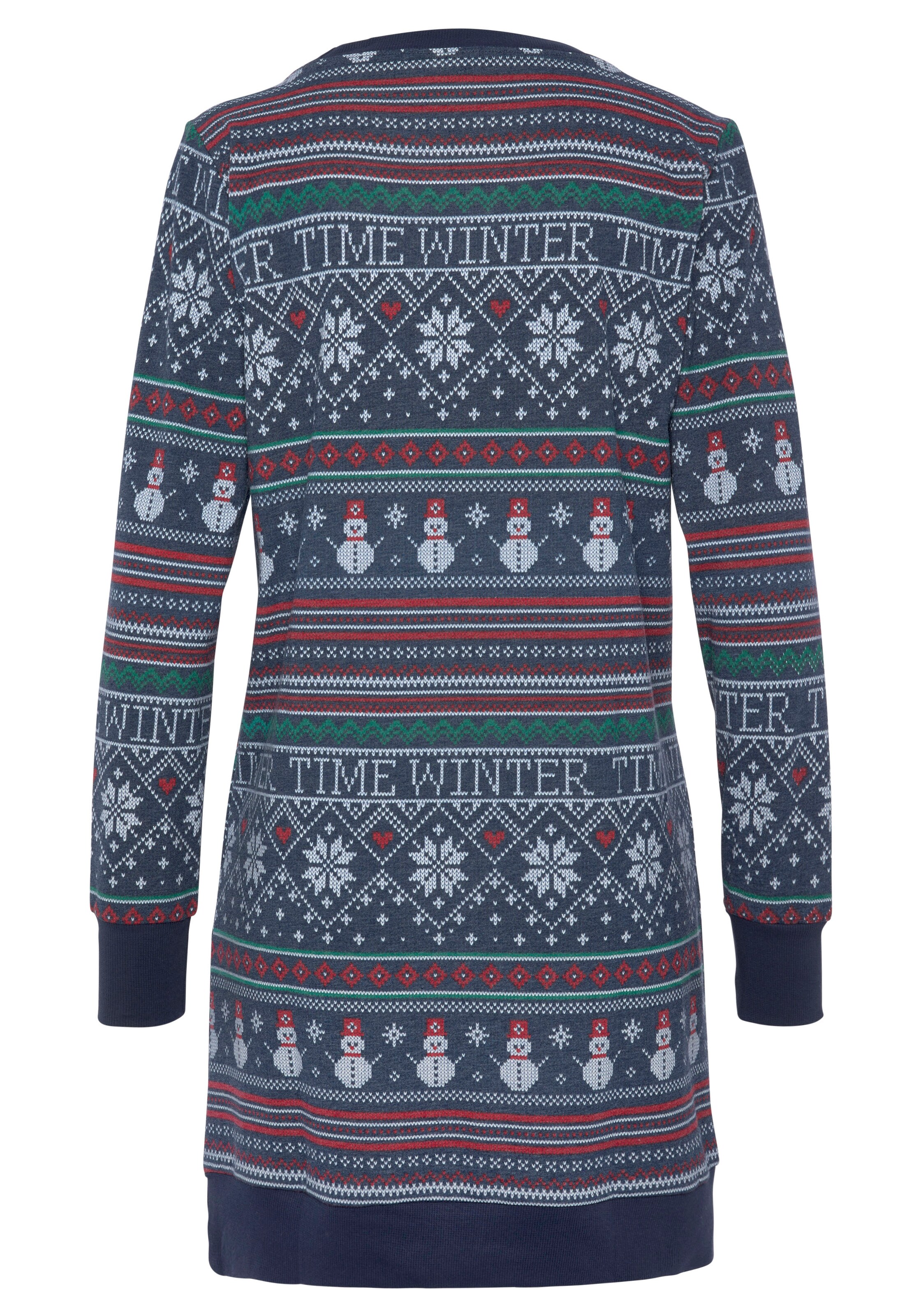 LASCANA Nachthemd in Blau