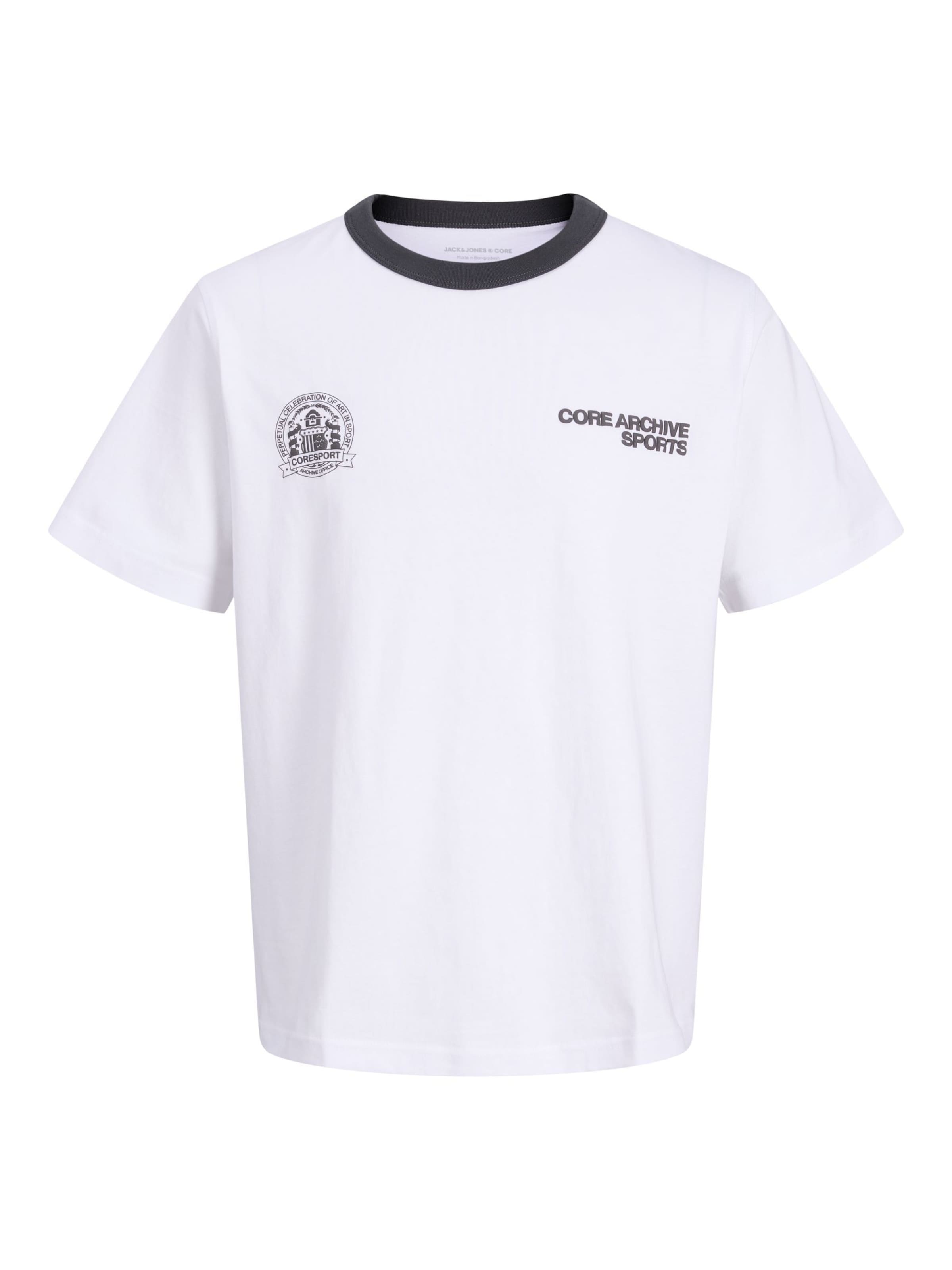 Maglietta di Jack & Jones Junior in bianco: frontale