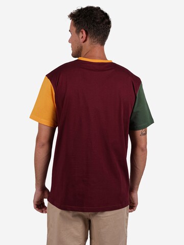 Trendsplant Regular Fit Paita ' ORGANIC POCKET COLOR BLOCK ' värissä punainen